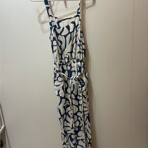 Sonoma Blue and white jumpsuit